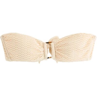 Lindex Bandeau Bikini Top L Cream L Lindex Bandeau Bikini Top L Cream L