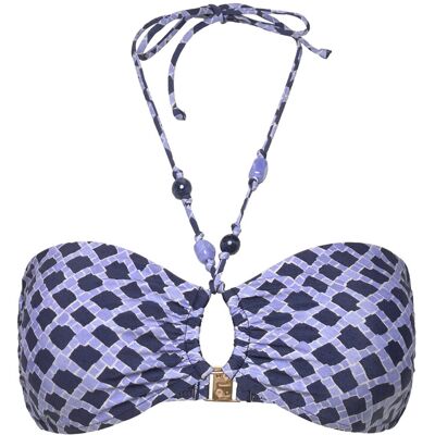 Seafolly Ring Front Bandeau 36 Purple 36 Seafolly Ring Front Bandeau 36 Purple 36