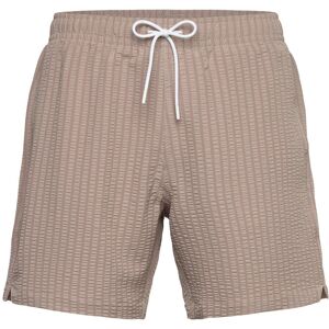 Abercrombie & Fitch Pull-On Wide Seersucker Swim Trunk XS Beige XS Abercrombie & Fitch Pull-On Wide Seersucker Swim Trunk XS Beige XS