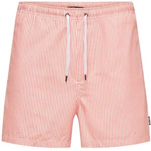 ONLY & SONS Onsted Stripe Seersucker Swim Noos XL Red XL ONLY & SONS Onsted Stripe Seersucker Swim Noos XL Red XL