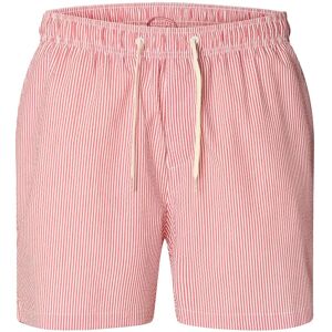 Selected Slhcooper-Seersucker Swimshorts M Red M Selected Slhcooper-Seersucker Swimshorts M Red M