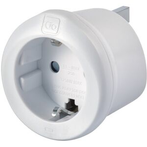 Go Travel Eu-Uk Adaptor ONE SIZE White ONE SIZE Go Travel Eu-Uk Adaptor ONE SIZE White ONE SIZE