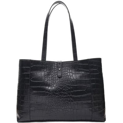 Adax Teramo Shopper Iris ONE SIZE Black ONE SIZE Adax Teramo Shopper Iris ONE SIZE Black ONE SIZE