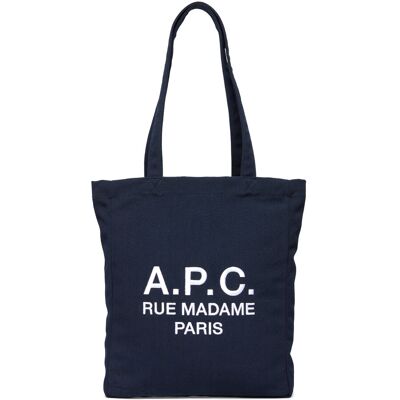 A.P.C. Tote Lou Rue Madame ONE SIZE Navy ONE SIZE A.P.C. Tote Lou Rue Madame ONE SIZE Navy ONE SIZE