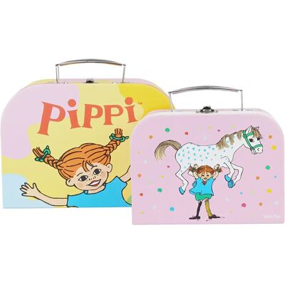 Barbo Toys Pippi - 2Pcs Suitcases Set ONE SIZE Patterned ONE SIZE Barbo Toys Pippi - 2Pcs Suitcases Set ONE SIZE Patterned ONE SIZE