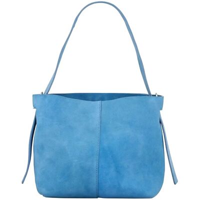 Becksöndergaard Suede Fraya Sea Bag ONE SIZE Blue ONE SIZE Becksöndergaard Suede Fraya Sea Bag ONE SIZE Blue ONE SIZE