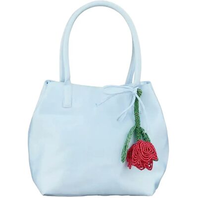 Becksöndergaard Tulipa Beaded Fiona Bag ONE SIZE Blue ONE SIZE Becksöndergaard Tulipa Beaded Fiona Bag ONE SIZE Blue ONE SIZE