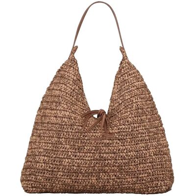 Becksöndergaard Paper Straw Siena Bag ONE SIZE Brown ONE SIZE Becksöndergaard Paper Straw Siena Bag ONE SIZE Brown ONE SIZE