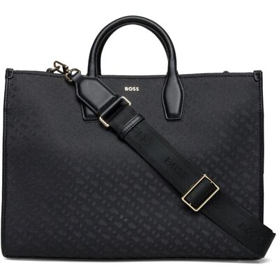 Boss Sandy Med Tote Jaq ONE SIZE Black ONE SIZE Boss Sandy Med Tote Jaq ONE SIZE Black ONE SIZE