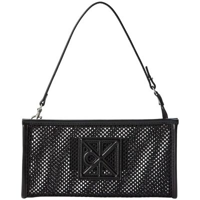 Calvin Emblem Mesh Convertible Pouch ONE SIZE Black ONE SIZE Calvin Emblem Mesh Convertible Pouch ONE SIZE Black ONE SIZE