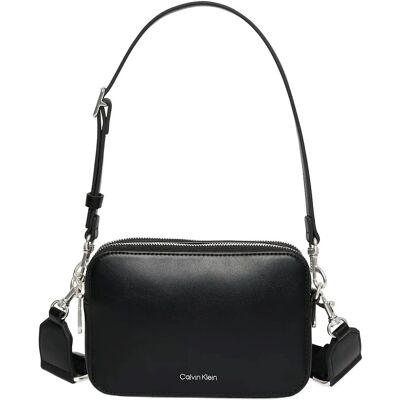 Calvin Webbing Double Strap Camera Bag ONE SIZE Black ONE SIZE Calvin Webbing Double Strap Camera Bag ONE SIZE Black ONE SIZE