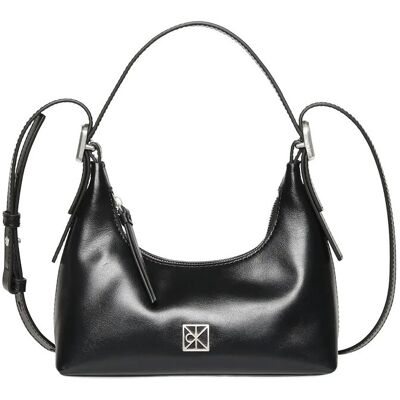 Calvin Emblem Hw Lthr Mini Shoulder Bag ONE SIZE Black ONE SIZE Calvin Emblem Hw Lthr Mini Shoulder Bag ONE SIZE Black ONE SIZE
