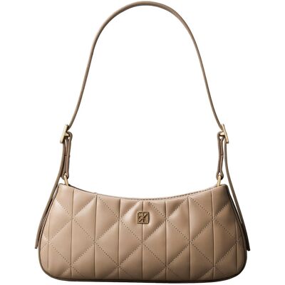 Calvin Quilted Sm Shoulder Bag ONE SIZE Beige ONE SIZE Calvin Quilted Sm Shoulder Bag ONE SIZE Beige ONE SIZE