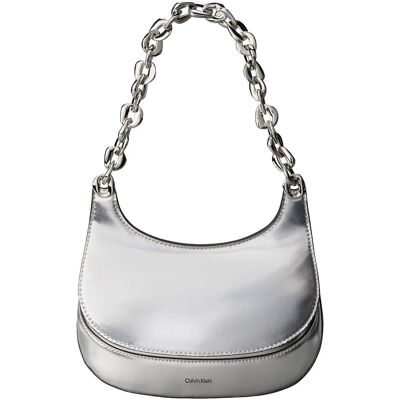 Calvin Chain Shoulder Bag ONE SIZE Silver ONE SIZE Calvin Chain Shoulder Bag ONE SIZE Silver ONE SIZE