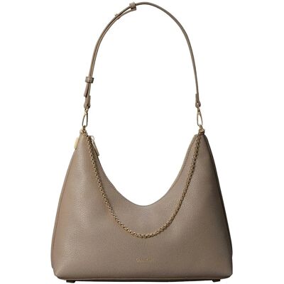 Calvin Emblem Hw Pebble Shoulder Bag ONE SIZE Beige ONE SIZE Calvin Emblem Hw Pebble Shoulder Bag ONE SIZE Beige ONE SIZE