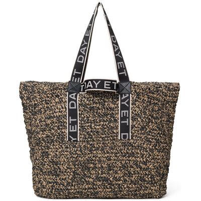 DAY ET Day Lb Straw Bag ONE SIZE Black ONE SIZE DAY ET Day Lb Straw Bag ONE SIZE Black ONE SIZE