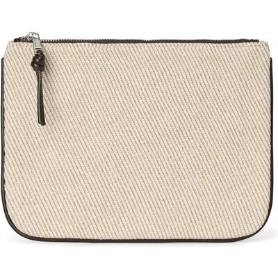 DAY ET Day Structure Twill Pouch ONE SIZE Cream ONE SIZE DAY ET Day Structure Twill Pouch ONE SIZE Cream ONE SIZE