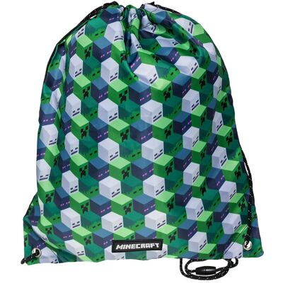 Euromic Minecraft, Gymnatisk Pose Med Snorelukning, 35 X 45 Cm ONE SIZE Green ONE SIZE Euromic Minecraft, Gymnatisk Pose Med Snorelukning, 35 X 45 Cm ONE SIZE Green ONE SIZE