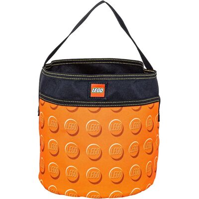 Euromic Lego Opbevarings Spand 6.3 L Orange 6.3 L Euromic Lego Opbevarings Spand 6.3 L Orange 6.3 L