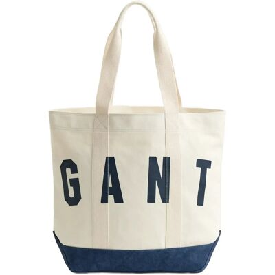 Gant Contrast Color Canvas Tote Bag ONE SIZE Navy ONE SIZE Gant Contrast Color Canvas Tote Bag ONE SIZE Navy ONE SIZE
