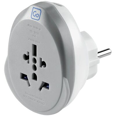 Go Travel World - Eu Usb-C Adaptor + (25W) ONE SIZE White ONE SIZE Go Travel World - Eu Usb-C Adaptor + (25W) ONE SIZE White ONE SIZE
