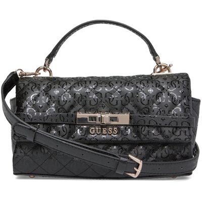 GUESS Idra Top Handle Flap ONE SIZE Black ONE SIZE GUESS Idra Top Handle Flap ONE SIZE Black ONE SIZE