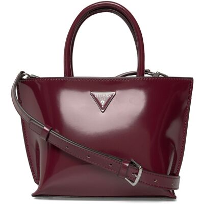GUESS Arnela Mini Tote ONE SIZE Burgundy ONE SIZE GUESS Arnela Mini Tote ONE SIZE Burgundy ONE SIZE