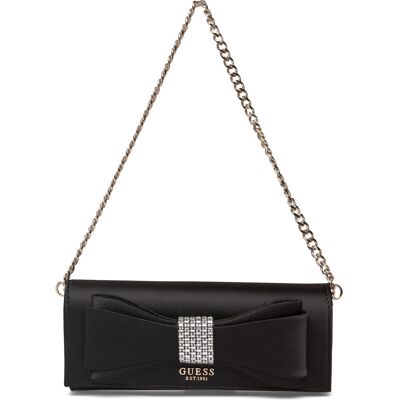 GUESS Elsie Clutch ONE SIZE Black ONE SIZE GUESS Elsie Clutch ONE SIZE Black ONE SIZE