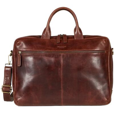 Howard London Laptop Bag Frank ONE SIZE Brown ONE SIZE Howard London Laptop Bag Frank ONE SIZE Brown ONE SIZE