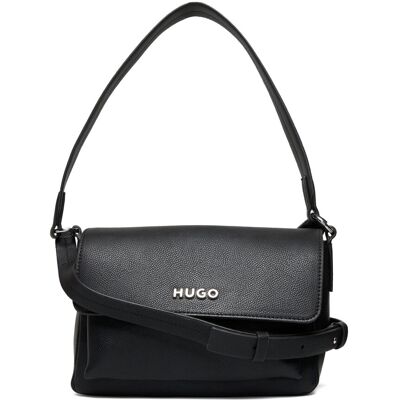HUGO Chris Flap Sh.bag R. ONE SIZE Black ONE SIZE HUGO Chris Flap Sh.bag R. ONE SIZE Black ONE SIZE