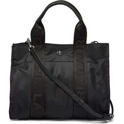 Lauren Ralph Lauren Nylon Small Stevie Tote Bag ONE SIZE Black ONE SIZE Lauren Ralph Lauren Nylon Small Stevie Tote Bag ONE SIZE Black ONE SIZE