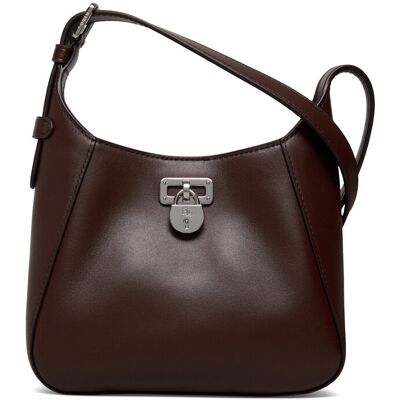 Lauren Ralph Lauren Leather Small Tanner Shoulder Bag ONE SIZE Brown ONE SIZE Lauren Ralph Lauren Leather Small Tanner Shoulder Bag ONE SIZE Brown ONE SIZE