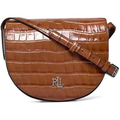 Lauren Ralph Lauren Croc-Embossed Medium Witley Crossbody ONE SIZE Brown ONE SIZE Lauren Ralph Lauren Croc-Embossed Medium Witley Crossbody ONE SIZE Brown ONE SIZE