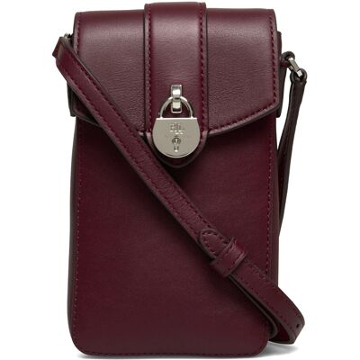 Lauren Ralph Lauren Leather Tanner Crossbody Tech Case ONE SIZE Red ONE SIZE Lauren Ralph Lauren Leather Tanner Crossbody Tech Case ONE SIZE Red ONE SIZE