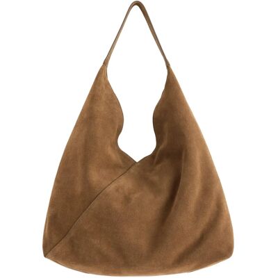 Lindex Large Shopper In Suede ONE SIZE Brown ONE SIZE Lindex Large Shopper In Suede ONE SIZE Brown ONE SIZE