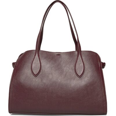 Mango Medium Bag With Beaten Leather Effect ONE SIZE Burgundy ONE SIZE Mango Medium Bag With Beaten Leather Effect ONE SIZE Burgundy ONE SIZE