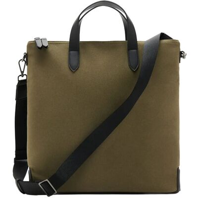 Mango 100% Cotton Tote Bag With Adjustable Strap ONE SIZE Khaki ONE SIZE Mango 100% Cotton Tote Bag With Adjustable Strap ONE SIZE Khaki ONE SIZE
