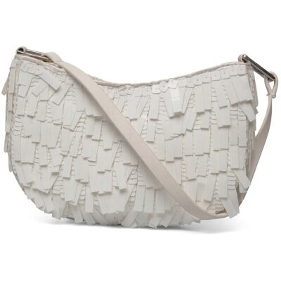 Mango Fringed Shoulder Bag ONE SIZE Grey ONE SIZE Mango Fringed Shoulder Bag ONE SIZE Grey ONE SIZE
