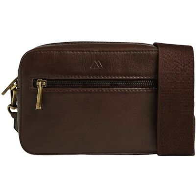 Markberg Eleambg Web Cross. Bag, Antiq. ONE SIZE Brown ONE SIZE Markberg Eleambg Web Cross. Bag, Antiq. ONE SIZE Brown ONE SIZE