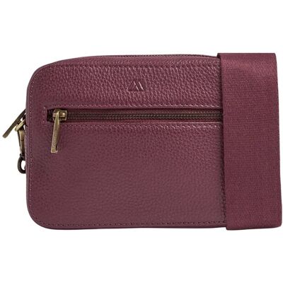 Markberg Elea Crossbody Bag, Grain ONE SIZE Burgundy ONE SIZE Markberg Elea Crossbody Bag, Grain ONE SIZE Burgundy ONE SIZE