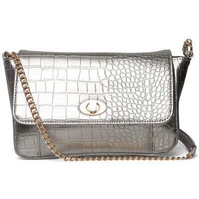Noella Teagan Croco Bag ONE SIZE Silver ONE SIZE Noella Teagan Croco Bag ONE SIZE Silver ONE SIZE