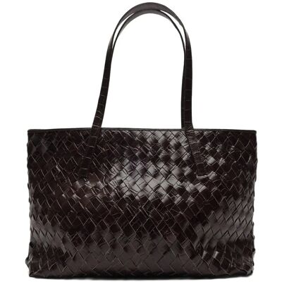 Nunoo Shopper Braided Texas Chocolate ONE SIZE Brown ONE SIZE Nunoo Shopper Braided Texas Chocolate ONE SIZE Brown ONE SIZE