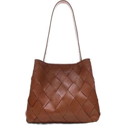 Nunoo Chiara Braided Florence Brown W. Gold ONE SIZE Brown ONE SIZE Nunoo Chiara Braided Florence Brown W. Gold ONE SIZE Brown ONE SIZE