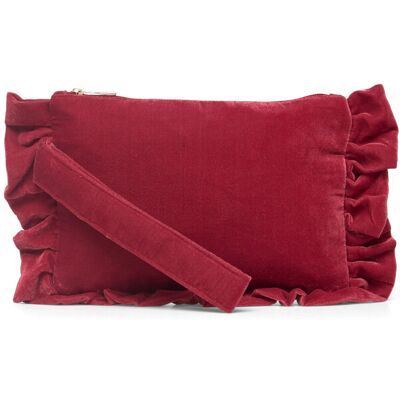 Pipol's Bazaar Velvet Clutch Dream Rusty Red ONE SIZE Red ONE SIZE Pipol's Bazaar Velvet Clutch Dream Rusty Red ONE SIZE Red ONE SIZE