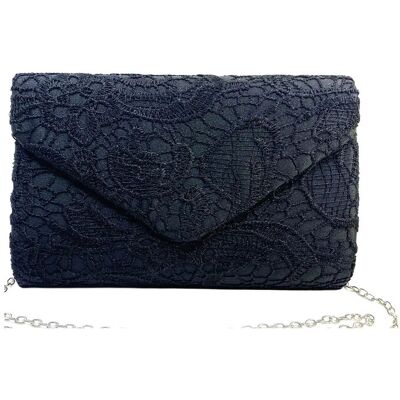 Pipol's Bazaar Laila Lace Clutch Black ONE SIZE Black ONE SIZE Pipol's Bazaar Laila Lace Clutch Black ONE SIZE Black ONE SIZE