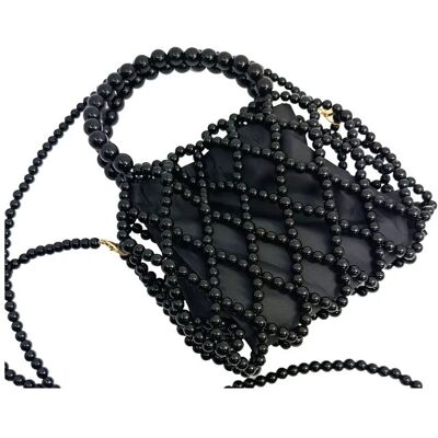 Pipol's Bazaar Decore Pouch Clutch Pearl Black ONE SIZE Black ONE SIZE Pipol's Bazaar Decore Pouch Clutch Pearl Black ONE SIZE Black ONE SIZE