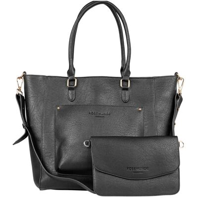 Rosemunde Rbandora 2 In 1 Big Shopper ONE SIZE Black ONE SIZE Rosemunde Rbandora 2 In 1 Big Shopper ONE SIZE Black ONE SIZE