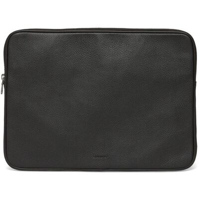 SANDQVIST Leather Laptop Case Piping ONE SIZE Black ONE SIZE SANDQVIST Leather Laptop Case Piping ONE SIZE Black ONE SIZE