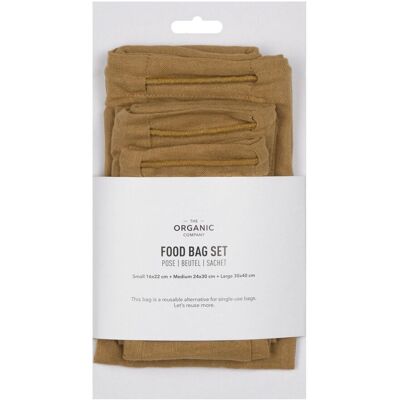 The Organic Company Food Bag Set ONE SIZE Yellow ONE SIZE The Organic Company Food Bag Set ONE SIZE Yellow ONE SIZE