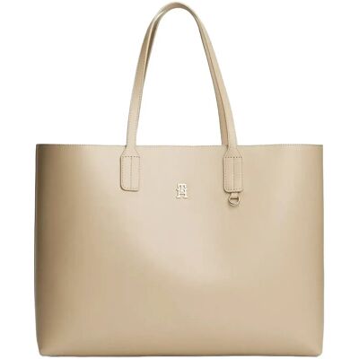 Tommy Hilfiger Th Icon Tote ONE SIZE Beige ONE SIZE Tommy Hilfiger Th Icon Tote ONE SIZE Beige ONE SIZE